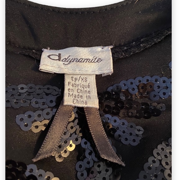 BLACK SEQUINS COCKTAIL DRESS From dynamite - Picture 13 of 14